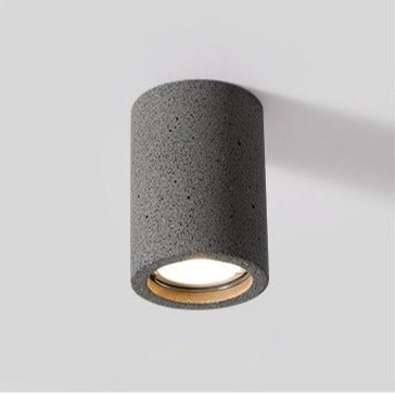Jamie Cement Surface Mounted Downlight GU10 LED Minimalist - Black