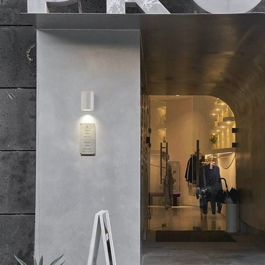 Adamaris Cement Outdoor Wall Lamp IP65 Waterproof Nordic - Black