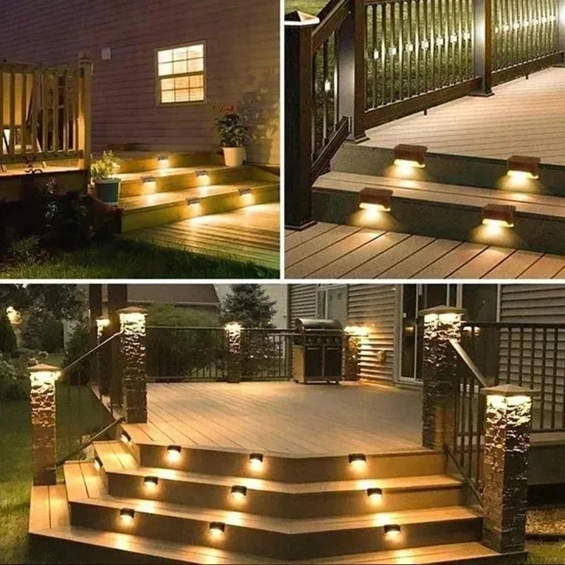 GlowStep™ – Solar LED Light for Stairs Fence & Garden - 136:865black warm;249:2000063051 pack - Black Warm
