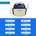 Solar Wall Light – 148 LED Motion Sensor - Duvelix