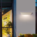 Addison Outdoor Wall Lamp LED Cement Grey Energy Efficient - White