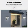 Foldable Solar Wall Lamp – Motion Sensor - Duvelix