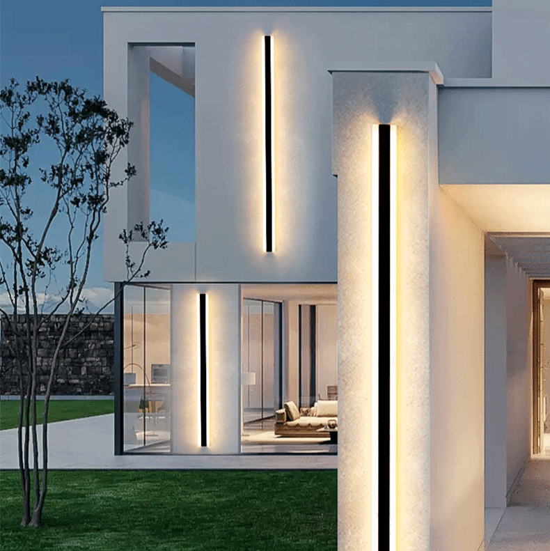 Adriel LED Wall Lamp IP65 Waterproof Slim Strip Profile - 80 x 9cm 24W