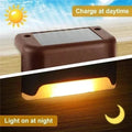 GlowStep™ – Solar LED Light for Stairs Fence & Garden - 136:865black warm;249:2000063051 pack - Black Warm