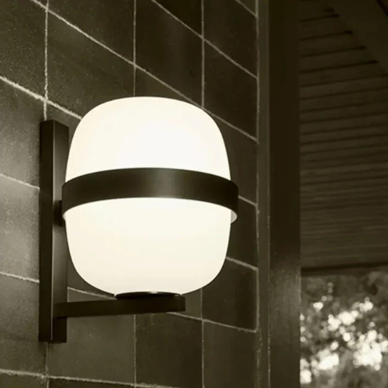 Luzia Wall Light Globe Diffuser Metallic Frame Outdoor - AJ/SC.WALWB01 - 