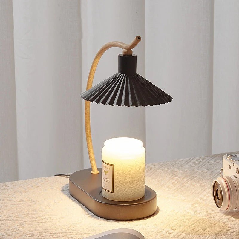 Vanessa Candle Warmer Lamp Multifunctional Elegant Design - Black