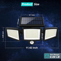 LumiGuard™ – Solar LED Security Floodlight with Motion Sensor - 136:40808150256LED;249:2000063051PCS - 1 piece