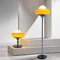 Guzzini Floor Lamp Polished Chrome Finish Led Bulb Included - Orange Floor Lamp