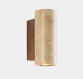 Tomoshibi Travertine Wall Lamp Japandi Inspired Warm Glow - Outdoor Square