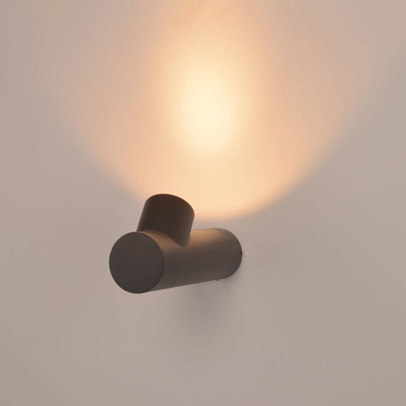 Alessia Waterproof LED Wall Lamp Cylindrical Design - SHKQ - LZ234WTWW - White