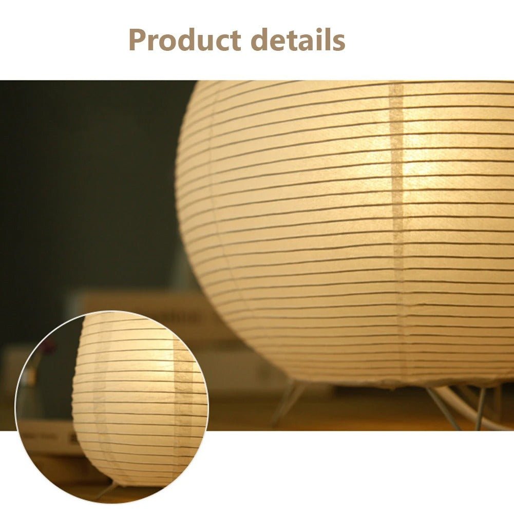 Miraki Table Lamp Japanese Inspired Design Warm White Glow - Three layers
