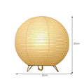 Miraki Table Lamp Japanese Inspired Design Warm White Glow - Three layers