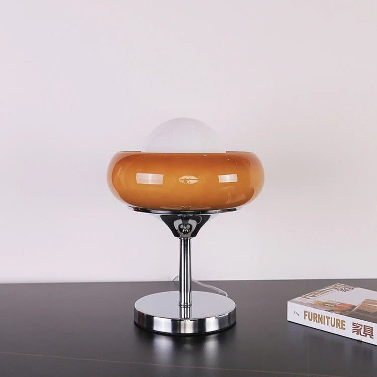 Guzzini Floor Lamp Polished Chrome Finish Led Bulb Included - Orange Floor Lamp