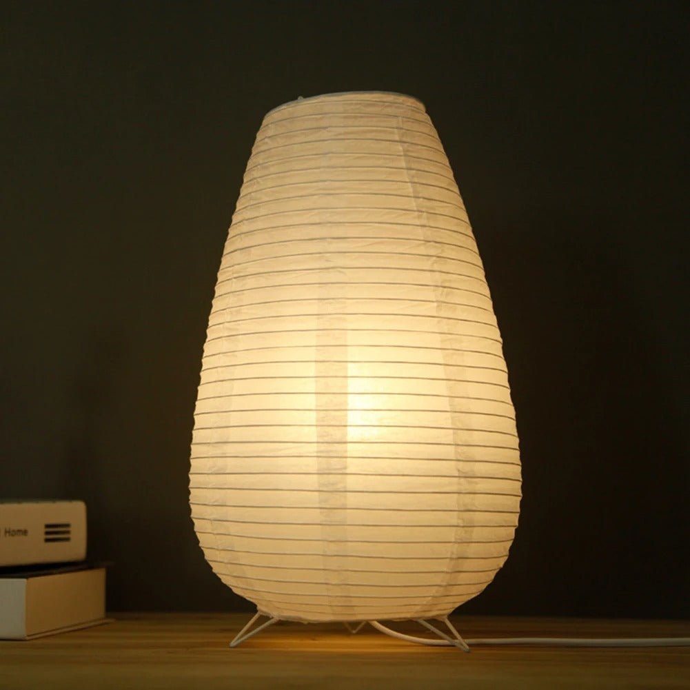 Miraki Table Lamp Japanese Inspired Design Warm White Glow - Three layers