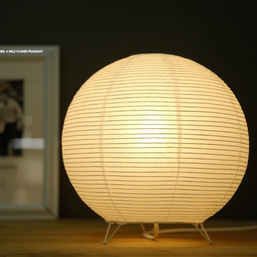 Miraki Table Lamp Japanese Inspired Design Warm White Glow - Three layers