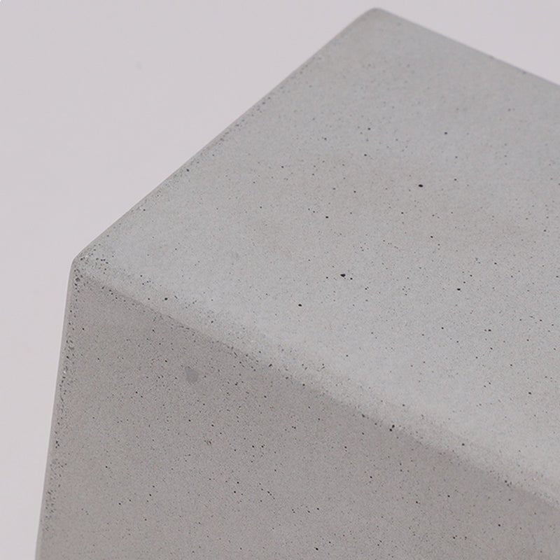 Alessia Cement LED Wall Lamp Outdoor Acrylic Durable - Small 10cm x 8cm