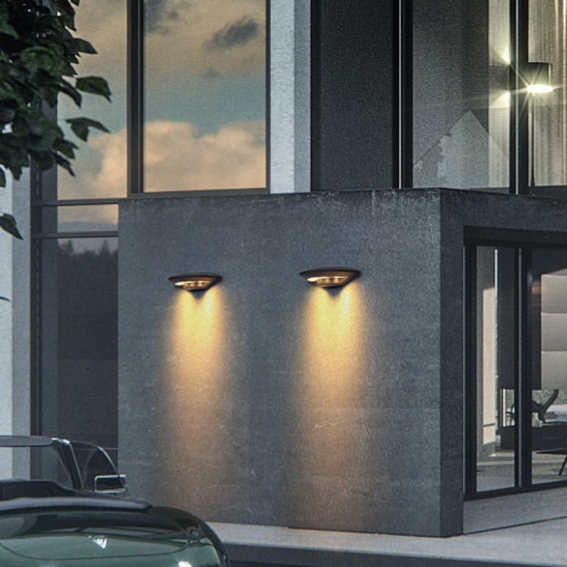 Elisa outdoor Wall Lamp Flying Saucer Design IP65 LED - WV6021BKWW - 