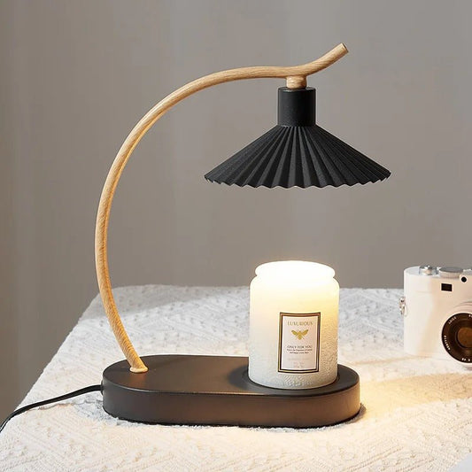 Vanessa Candle Warmer Lamp Multifunctional Elegant Design - Black