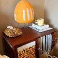 Hikari Wabi Paper Lamp Rice Paper Ambient Light Japanese - White & Black