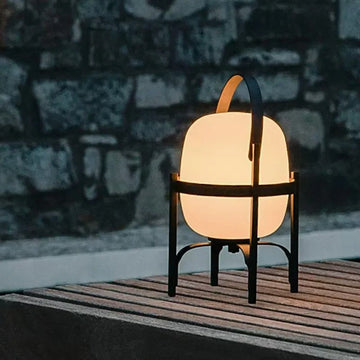 Luzia Outdoor Lamp Opal Globe Soft Glow Warm Light - 