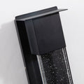 Jamara Outdoor Wall Lamp Black Body Waterproof Crystal - WV1261BKSensorWW - SENSOR