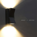 Fancy Modern LED Wall Lamp IP65 Waterproof Energy Efficient - Black