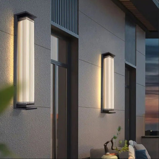 Fionna Modern Outdoor Wall Light IP65 Waterproof LED - Black