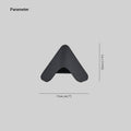 Elisa LED Outdoor Wall Lamp Matte Finish Triangular Design - White