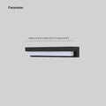 Mierna Solar LED Motion Sensor Wall Light Solar Powered - Black