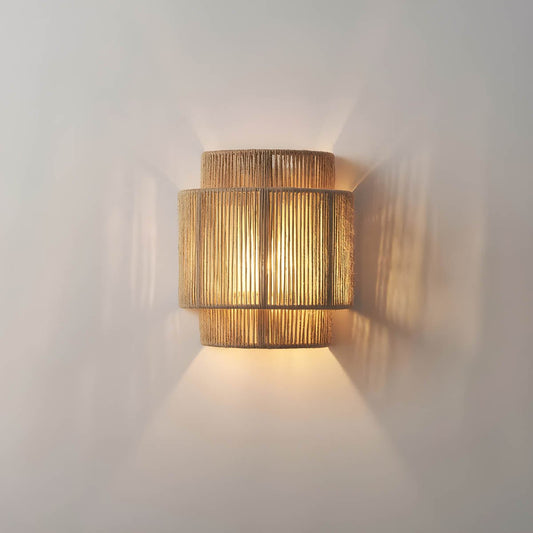Sakura Wall Lamp Eco Friendly Materials Woven Rope Design - 200000795:29wall lamp;180:200002568Warm light - 