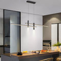 Optima Hanging Light Iron And Acrylic 90 260V Two LED Shades - CJSN163735401AZ - 100cm