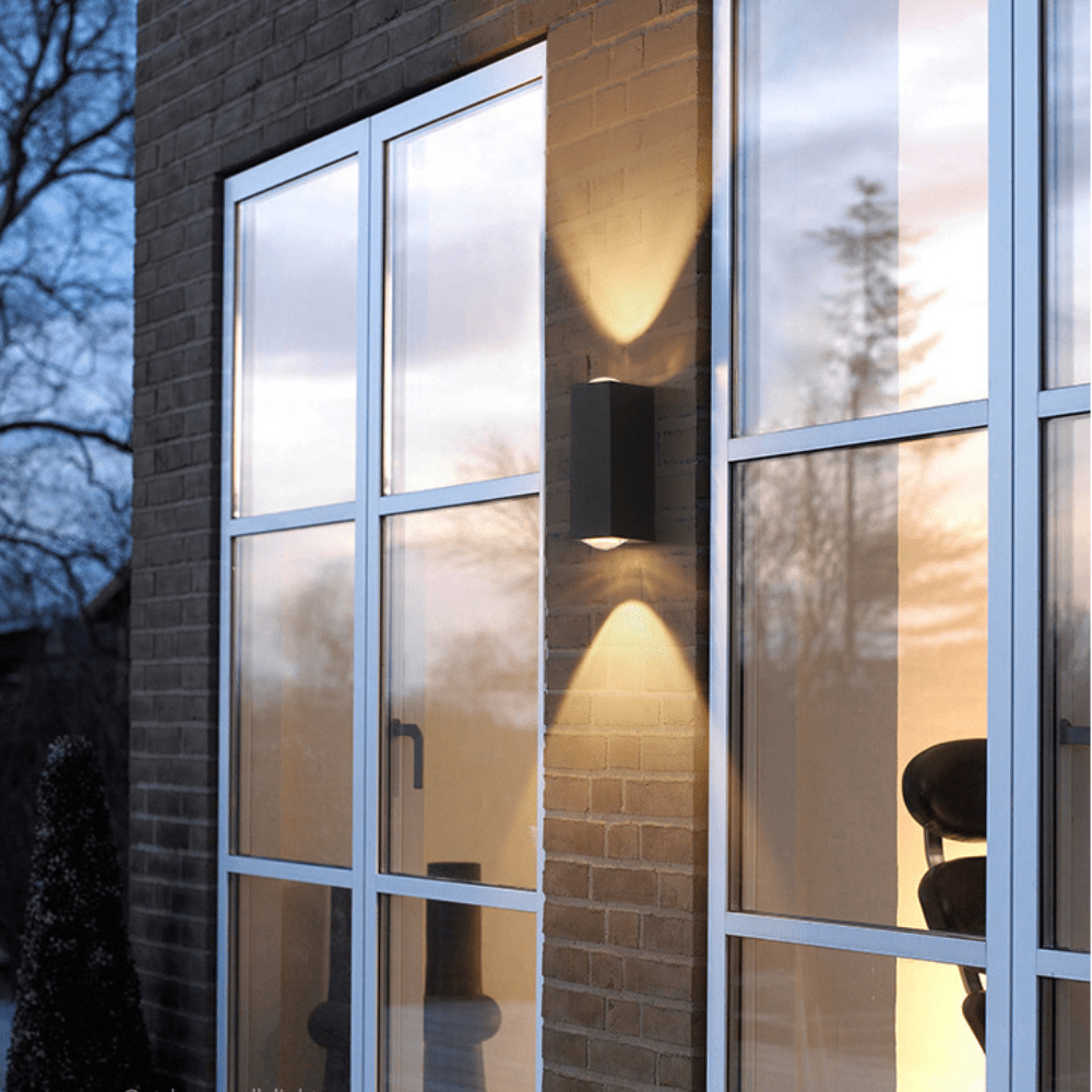 Melinda LED Wall Sconce Rectangular Design Upward Glow - BL001H18C - H 7.1“