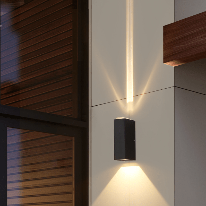 Melinda LED Wall Sconce Rectangular Design Upward Glow - BL001H18B - H 7.1“