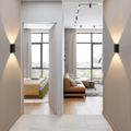Melinda LED Wall Sconce Rectangular Design Upward Glow - BL001H12C - H 4.7“