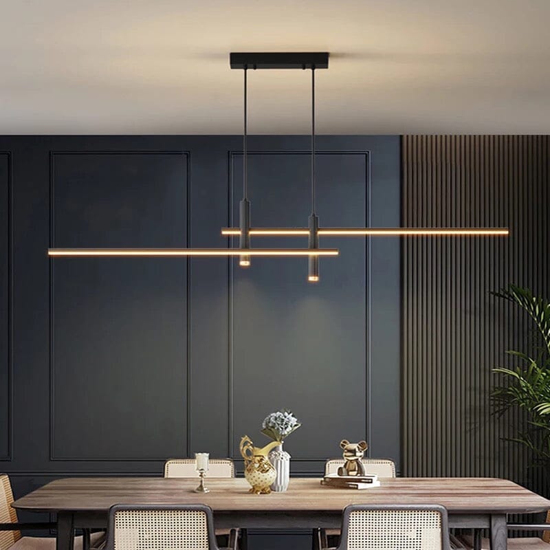 Optima Hanging Light Iron And Acrylic 90 260V Two LED Shades - CJSN163735405EV - 150cm
