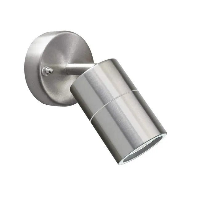 Adalee Outdoor Wall Lamp Weatherproof LED Up Down Light - 1 Head Sliver
