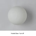Globa Ceiling Lamp White Glass Shade Sconce Design - Dia 18cm