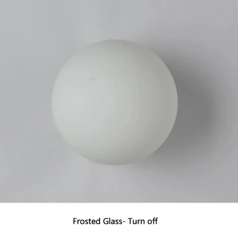 Globa Ceiling Lamp White Glass Shade Sconce Design - Dia 18cm