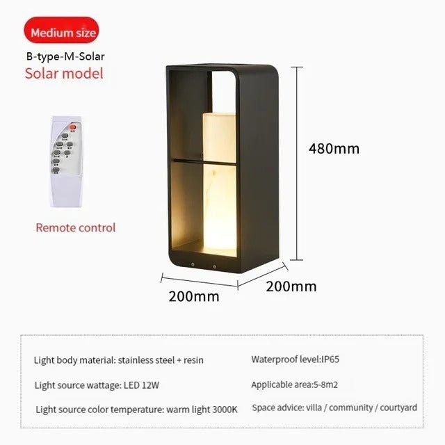 Sariyah Outdoor Light Solar Powered IP54 Waterproof - Solar M
