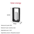 Reyna LED Outdoor Light IP65 Waterproof Stainless Steel - Solar energy 42CM