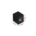 Ahana LED Wall Lamp Indoor And Outdoor Ready Up And Down - Black Square