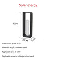 Reyna LED Outdoor Light IP65 Waterproof Stainless Steel - Solar energy 60CM