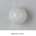 Globa Ceiling Lamp White Glass Shade Sconce Design - Dia 18cm