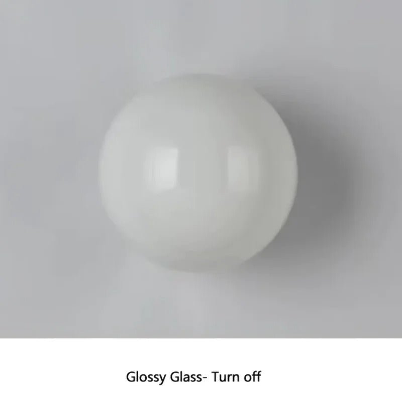 Globa Ceiling Lamp White Glass Shade Sconce Design - Dia 18cm