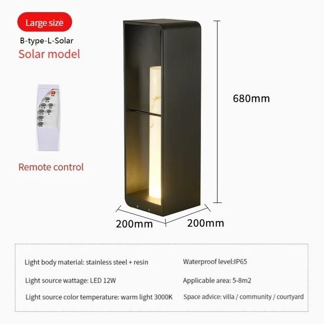 Sariyah Outdoor Light Solar Powered IP54 Waterproof - Solar L