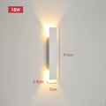 Alejandra Outdoor Wall Light IP65 18W LED Nordic Design - 41cm white body - 18w