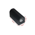Ahana LED Wall Lamp Indoor And Outdoor Ready Up And Down - Black Round B