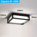 Alaya LED Outdoor Ceiling Light IP65 Waterproof Aluminum - Square B 24W