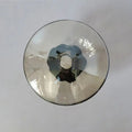 Taytum Wall Lamp Nordic Design Clear Glass Metal Body - A - Smoke grey glass - Gold base