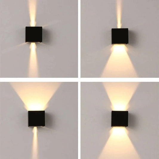 Valeyza Outdoor Wall Lamp IP65 Waterproof Durable Aluminum - 6W White